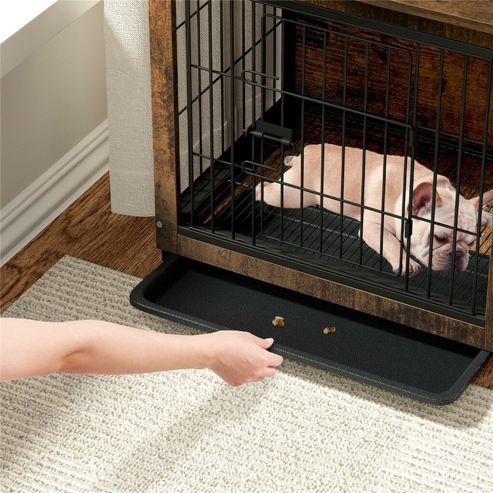 Wooden Pet Crate & Dog Cage End Table - Image 8