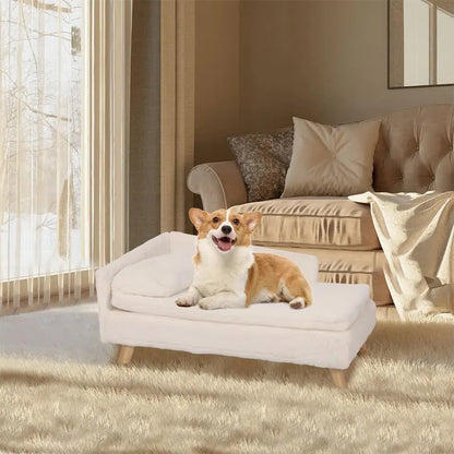 Luxurious Rectangular Pet Sofa Bed with Anti-Skid Base - Image 2