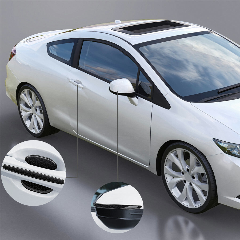 FIN 8PCS Universal Car Door Handle Cup Protector Anti-Scratches Cover Guard Film - Image 4