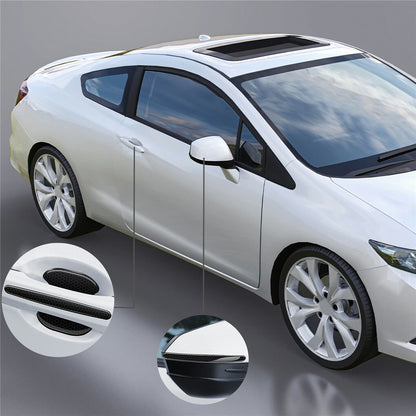 FIN 8PCS Universal Car Door Handle Cup Protector Anti-Scratches Cover Guard Film - Image 4