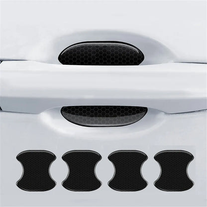 FIN 8PCS Universal Car Door Handle Cup Protector Anti-Scratches Cover Guard Film - Image 6