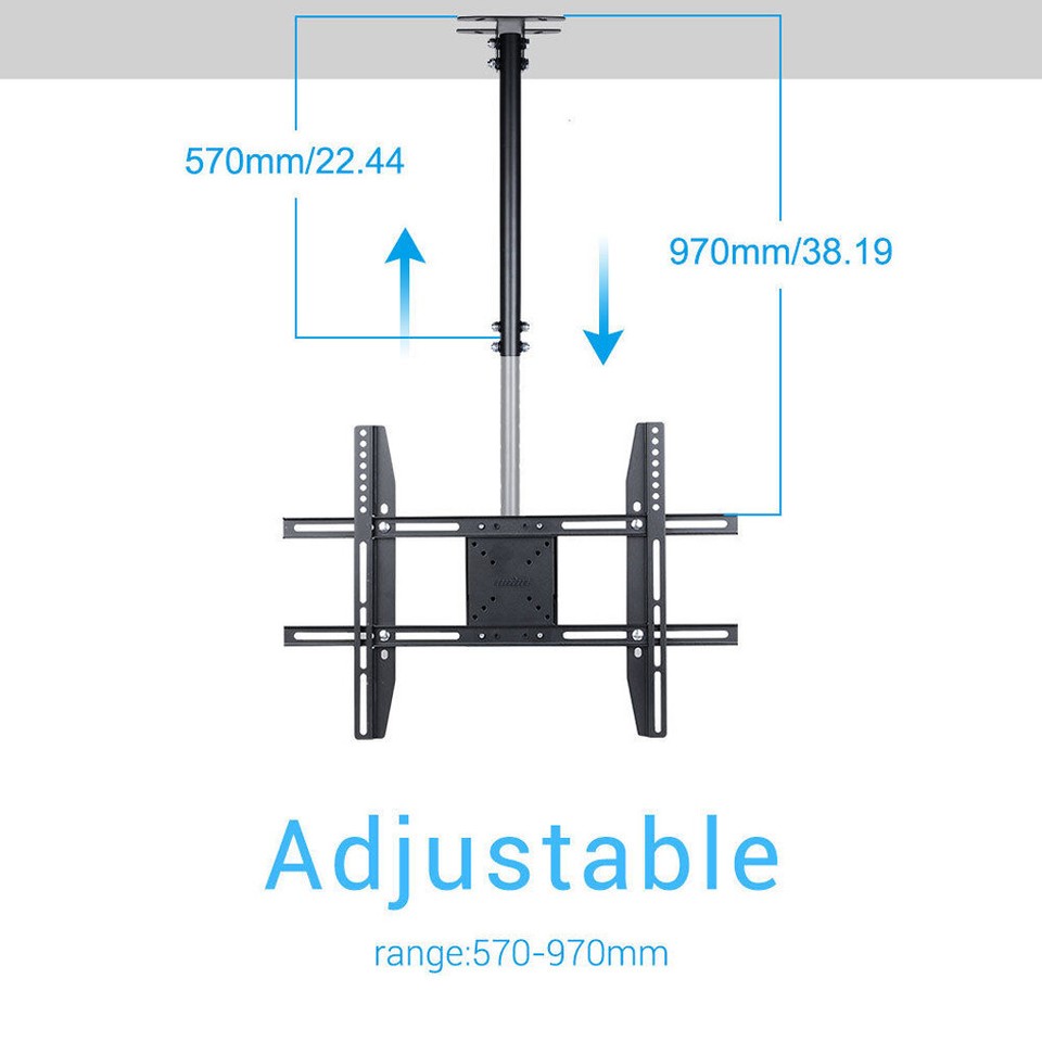 Ceiling Wall Mount TV Bracket 27- 65" with Tilt Feature & 180 Rotate For Samsung - Image 9