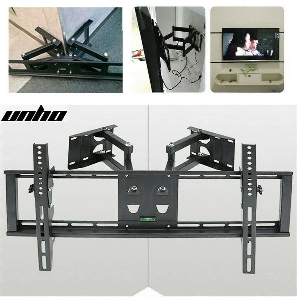 32"-65" Heavy Duty Wall Corner Tv Mount Articulating Premium Swing Arm Bracket - Image 4