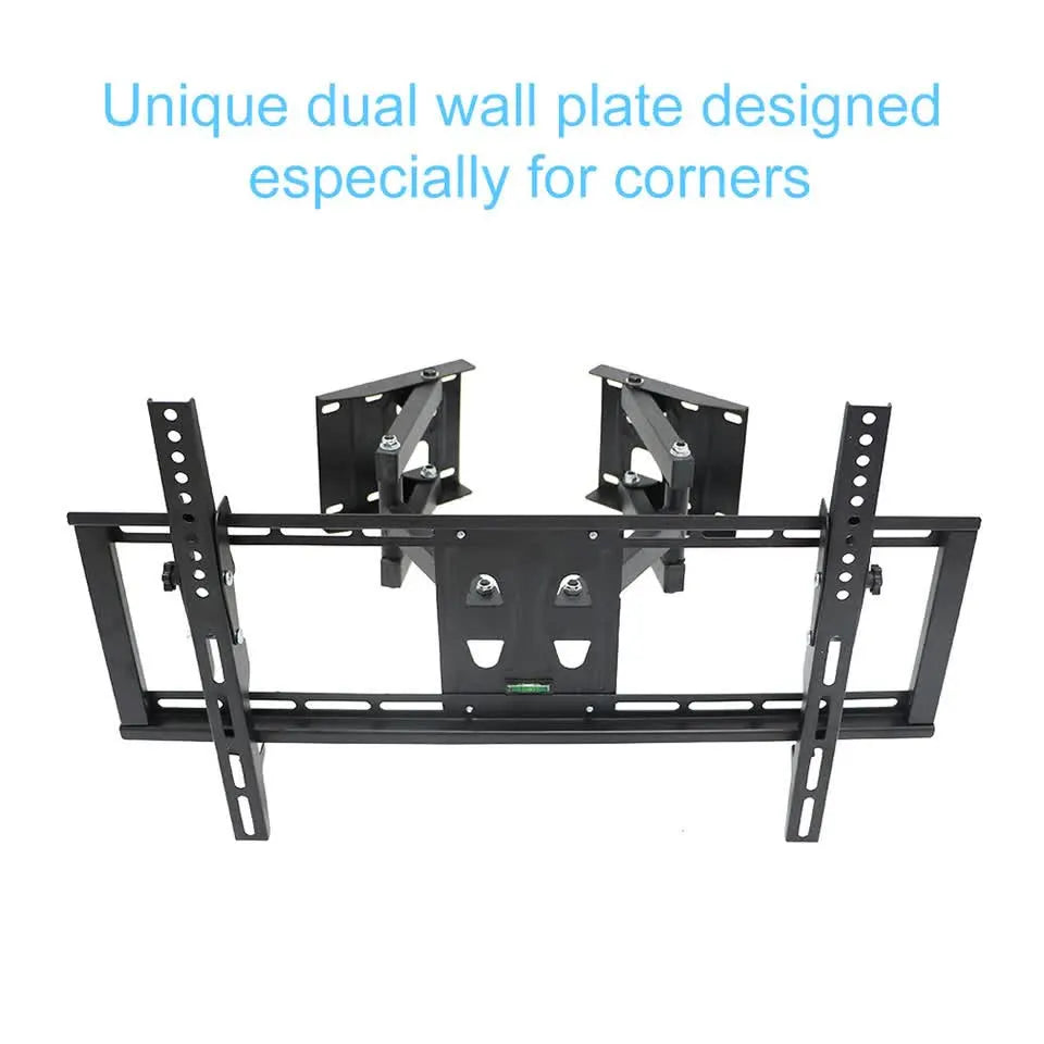 32"-65" Heavy Duty Wall Corner Tv Mount Articulating Premium Swing Arm Bracket - Image 6