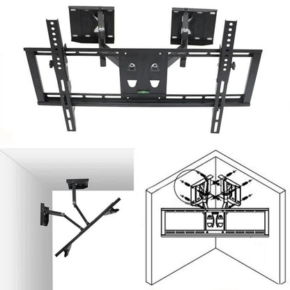 32"-65" Heavy Duty Wall Corner Tv Mount Articulating Premium Swing Arm Bracket - Image 7