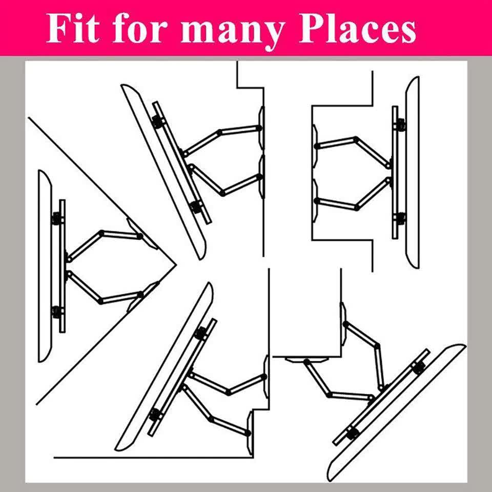32"-65" Heavy Duty Wall Corner Tv Mount Articulating Premium Swing Arm Bracket - Image 8