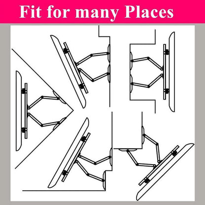 32"-65" Heavy Duty Wall Corner Tv Mount Articulating Premium Swing Arm Bracket - Image 8