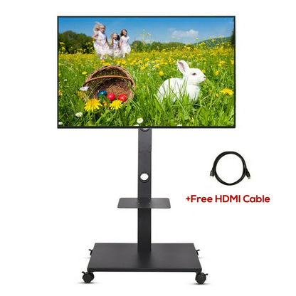 Heavy Duty Swivel Floor TV Stand Tall Corner TV Mount Stand for 32-70" LCD LED - Image 2