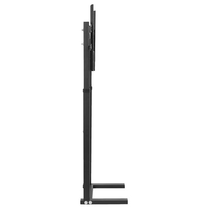 Double Pole Adjustable Tv Cart Floor Stand Mount For 32 to 65Inch - Image 4