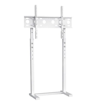 32-60 Inch TV Floor Stand Base - Universal Large TV Mount Holder Bracket - Adjustable Freestanding TV Stand for Living Room Bedroom - White - Image 4