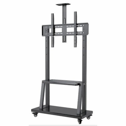 32" -100" Heavy Duty Floor TV Stand TV Cart Trolley Height Adjustable Mount Bracket