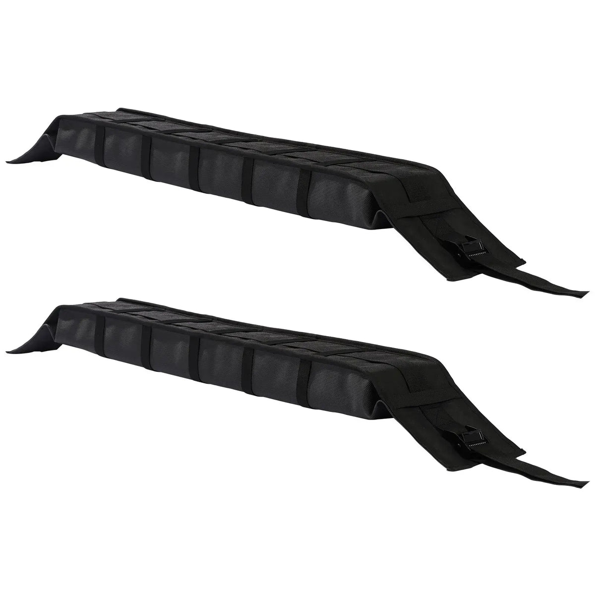 Soft Roof Rack Pads, 33-Inch Universal Car Roof Rack Pad, 176LBS Load Capacity Luggage Kayak Carrier with 2 Tie-Down Straps and Portable Storage Bag for SUP Canoe Snowboard Paddle Board - Image 3