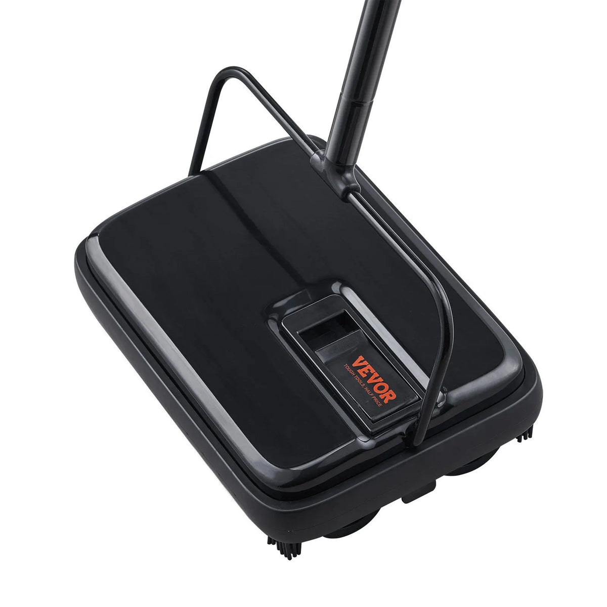 Carpet Sweeper, 200 mm Sweeping Paths, Floor Sweeper Manual Non Electric, Cleans Dust Pet Hair - Image 4