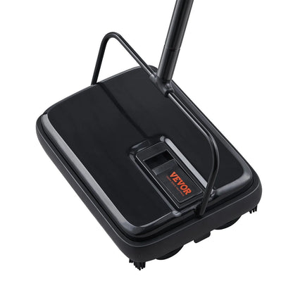 Carpet Sweeper, 200 mm Sweeping Paths, Floor Sweeper Manual Non Electric, Cleans Dust Pet Hair - Image 4