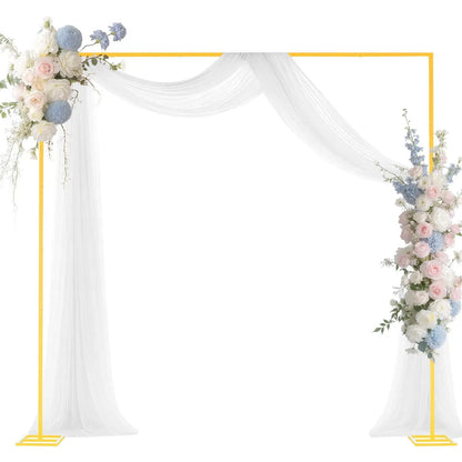 Arch Backdrop Stand, 2.4 x 2.4 m, Stable Structure, Easy Assembly, Birthday Party, Graduation, Holiday Celebration