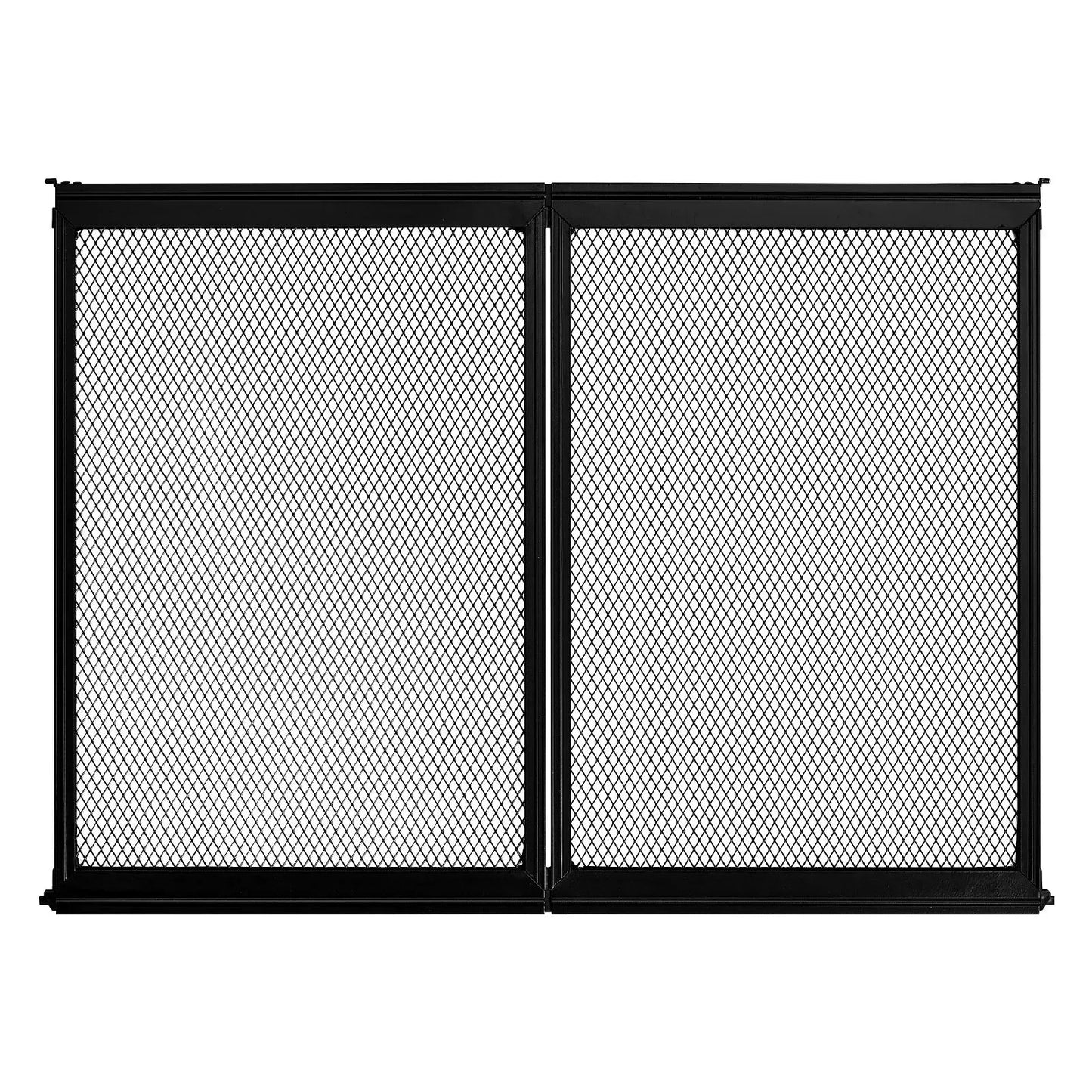 RV Screen Door Protector, 673.1 x 508 mm Door Grille, Easy to Install and Disassemble, Black