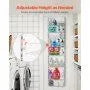 8-Tier Over-the-Door Pantry Storage Organizer, Heavy-Duty Steel Hanging Spice Rack with Adjustable Shelves, for Kitchen, Laundry Room & Bathroom, White - Image 3