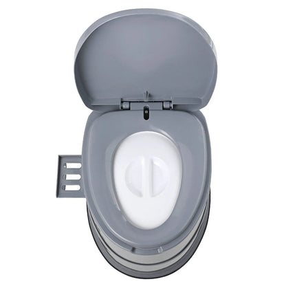 Portable Toilet for Camping, Porta Potty with 5L Detachable Inner Bucket & Removable Paper Holder - Image 3