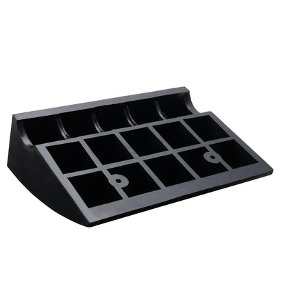 Rubber Curb Ramp 15.2 cm Rise Height Sidewalk Curb Ramp, 37 cm Width 49.1 cm Length Driveway Ramp for Curb, Buses, Bikes - Image 2