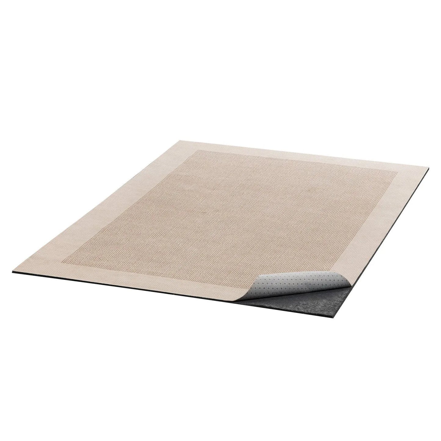 Rug Pad 0.91 x 1.52 m, Non-slip Carpet Area Pad, Rug Mat Padding with Dual Surface Felt Cushion & Rubber Gripper, Hardwood Floor Protection for All Floors, Finishes, Keeps Carpets in Place