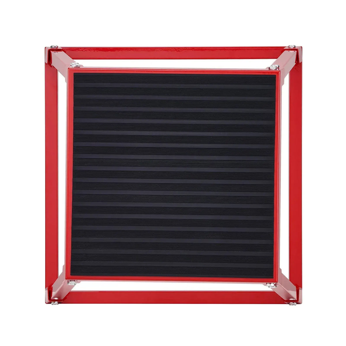 Plyometric Jump Box, 18 Inch Plyo Box, Steel Plyometric Platform and Jumping Agility Box, Red - Image 3