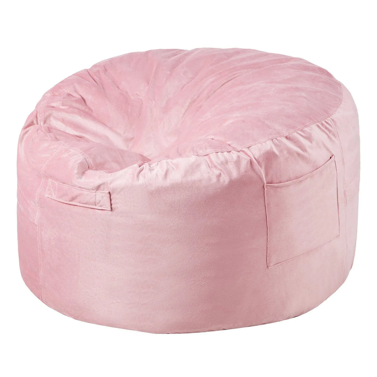 Bean Bag Chair,91 cm Round Bean Bag Chair with Removable and Washable Cover, 25D Memory Foam Filled with Soft and Smooth Dutch Velvet, Bean Bag for Bedroom or Playroom, Blue