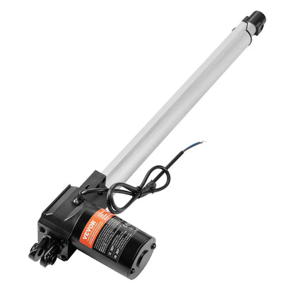 Linear Actuator 12V, 16 Inch Heavy Duty 1320lbs/6000N Linear Actuator, 0.19"/s Linear Motion Actuator with Mounting Bracket & IP44 Protection for Electric Door Industrial Machinery Vessels Cargo - Image 2