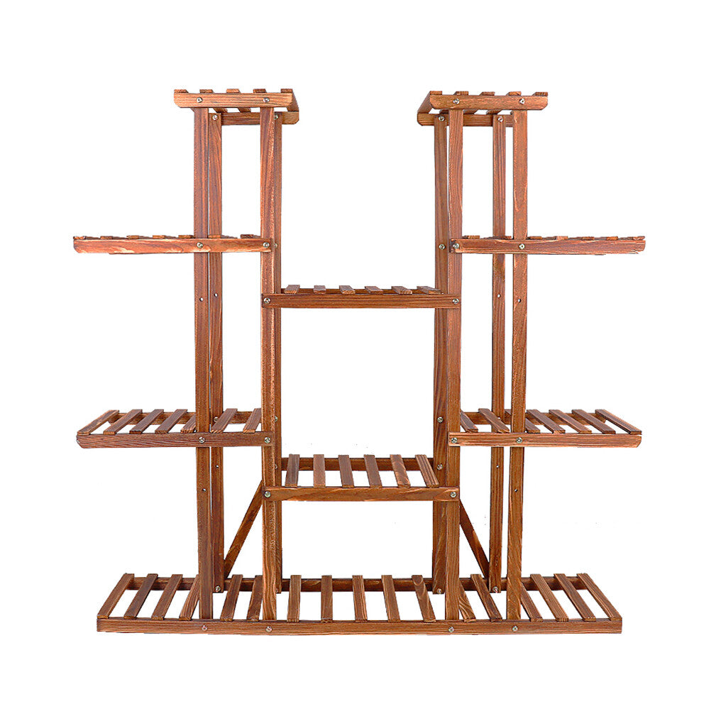 Large Wood Plant Stand Shelf