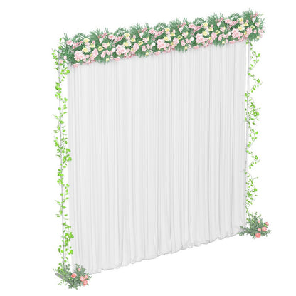 3x3M Square Wedding Arch Stand Metal Wedding Backdrop Decor White Flower Stand - Image 7