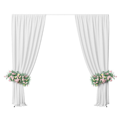 3x3M Square Wedding Arch Stand Metal Wedding Backdrop Decor White Flower Stand - Image 8