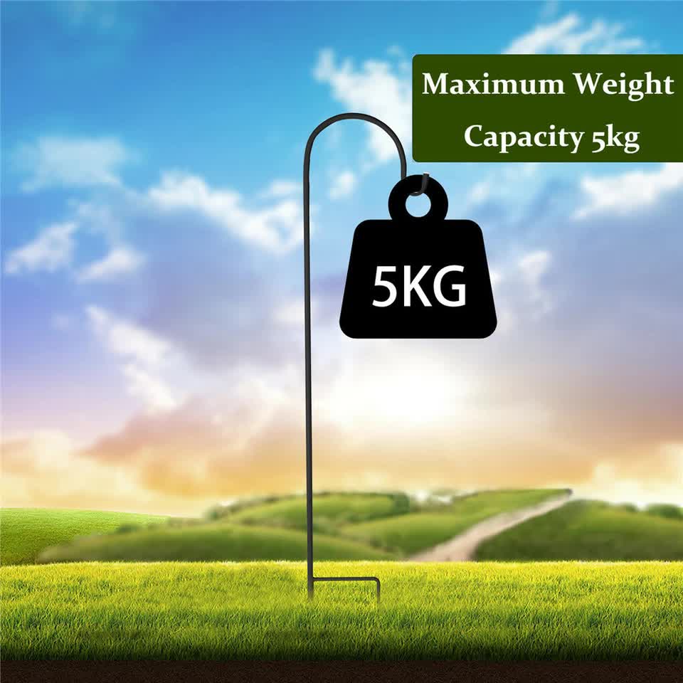 Set of 8 Anti-Wind Shepherd Hooks for Garden and Wedding Decorations - Image 9