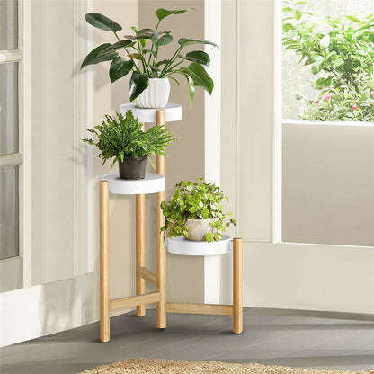 3 Tier Bamboo Plant Stand - Image 2