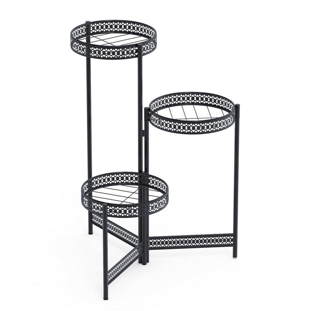 Premium Quality Black Metal Plant Stand - Image 3