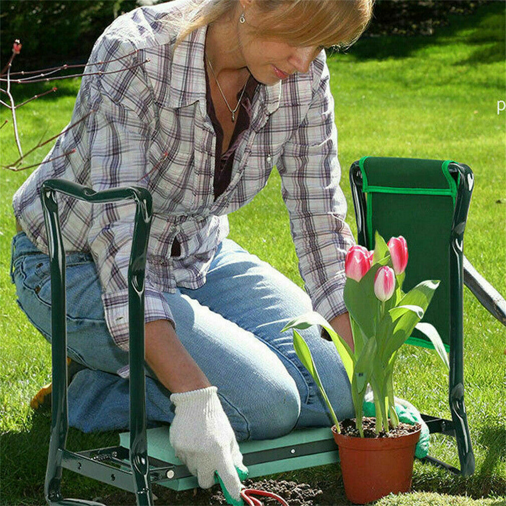 Garden Kneeler PRO Thick EVA Folding Kneeling Pad Seat Padded Stool Gardening Be - Image 2