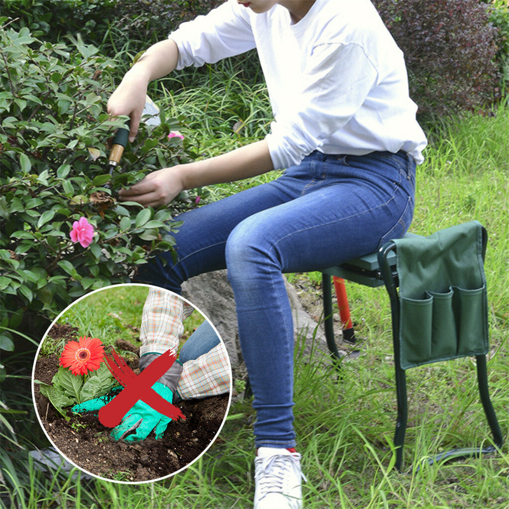 Garden Kneeler PRO Thick EVA Folding Kneeling Pad Seat Padded Stool Gardening Be - Image 4