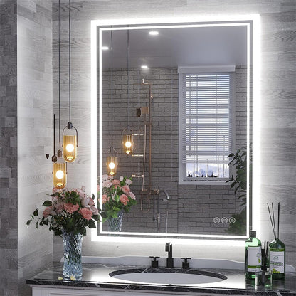LED Anti-Fog Wall-Mounted Bathroom Mirror - Image 2