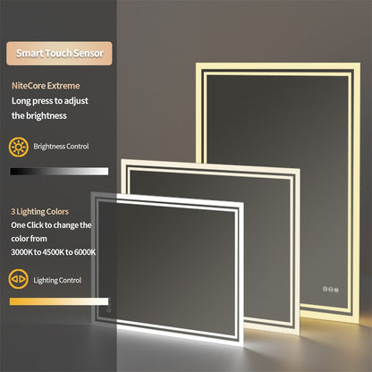 LED Anti-Fog Wall-Mounted Bathroom Mirror - Image 5