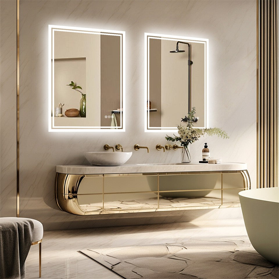 LED Anti-Fog Wall-Mounted Bathroom Mirror - Image 6