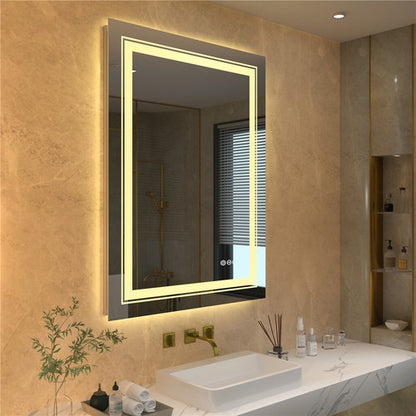 Modern Luxury: LED Mirror with Defogger 600*800mm Double LED - Image 6