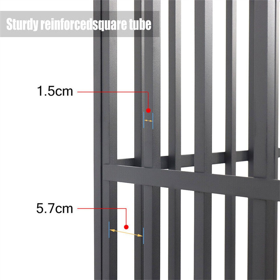 Heavy Duty Dog Cage with Lock & Bottom Tray - Image 9