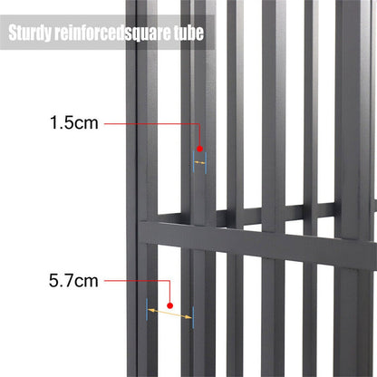 Heavy Duty Dog Cage with Lock & Bottom Tray - Image 9