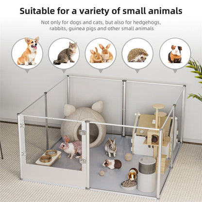 Versatile Sleek Thick Acrylic Pet Playpen Dog Puppies Run Kennel Rabbit Play Pen - Image 5