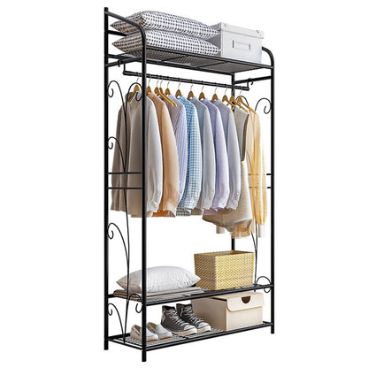 Extra Large Metal Clothes Rail Storage Dress Hanging Garment Rack Portable Stand - Image 2