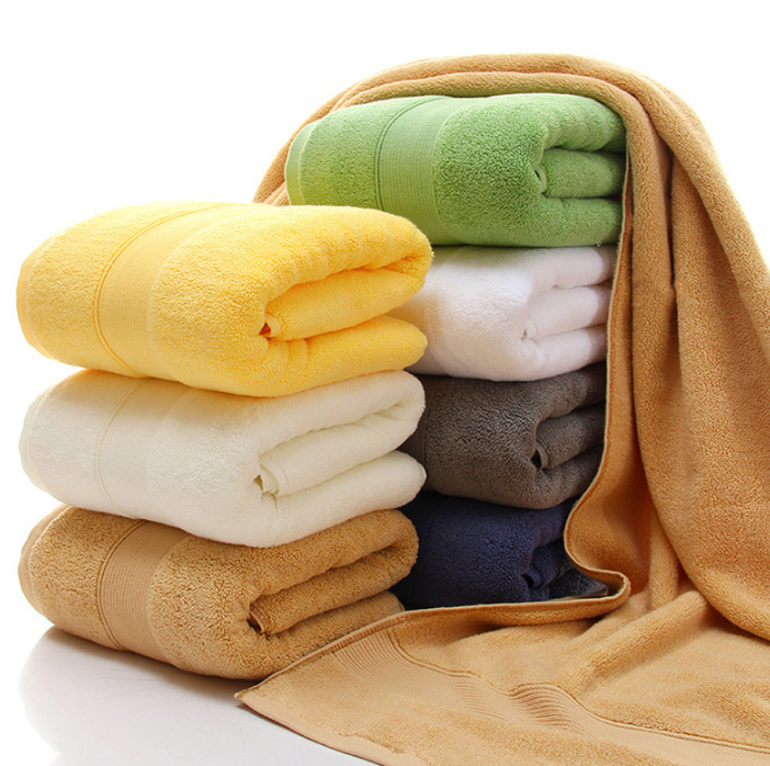 Yellow Luxury 100% Cotton Towel Set - 3-Piece Combed Cotton Bath Towel Set - Image 2