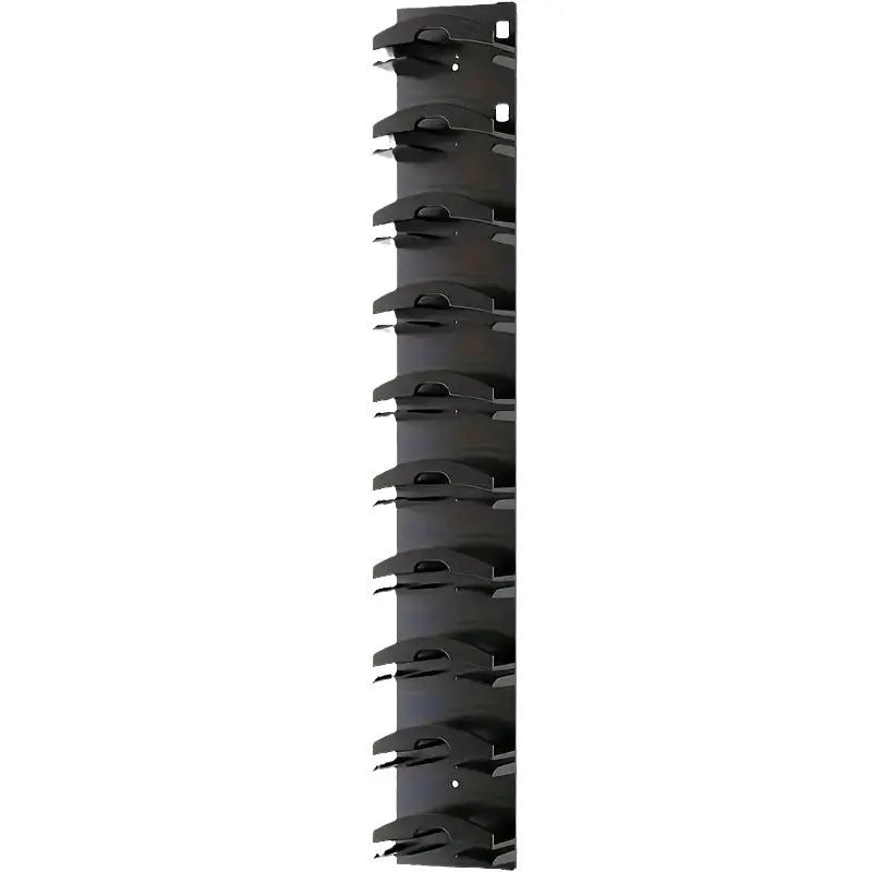 1 Pcs Black Adjustable Hat Organizer Rack for Baseball Caps - Space Saving Wall-Mounted Hat Storage with 2 Hanging Methods for Display and Storage(Baseball cap is a shooting prop and is not included) - Image 2