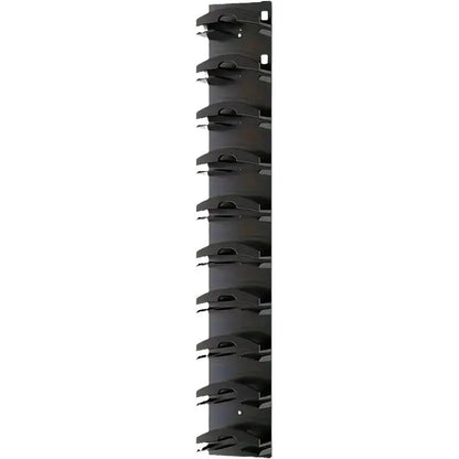 1 Pcs Black Adjustable Hat Organizer Rack for Baseball Caps - Space Saving Wall-Mounted Hat Storage with 2 Hanging Methods for Display and Storage(Baseball cap is a shooting prop and is not included) - Image 2