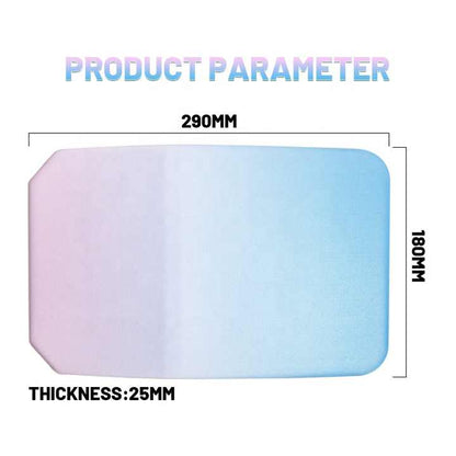 Gradual Pink Ergonomic PU Anti-Slip Mouse Pad with Wrist Support - Rectangular Gradient Desk Mat for Gaming and Office Use - Image 7