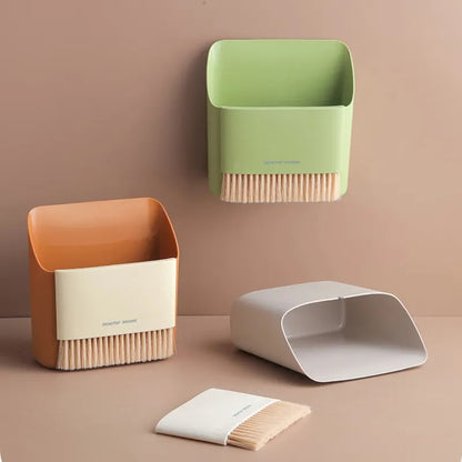 2 Set Green Mini Desktop Sweeper and Trash Bin Set | Compact Desk Cleaning Brush Organizer | Small Tabletop Sweeping Dustpan for Home and Office Use - Image 2
