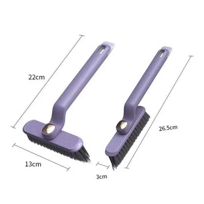 3 Pcs Brown Multi-Function Rotating Gap Cleaning Brush, 2-in-1 Hard Bristle Brush for Bathroom Tiles and Grout Lines - Image 4