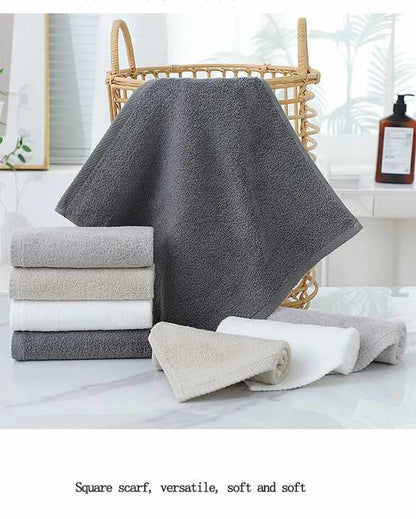 White Premium Cotton Towel Set - 6 Pieces, Soft & Absorbent Bath Towels for Adults - Image 3
